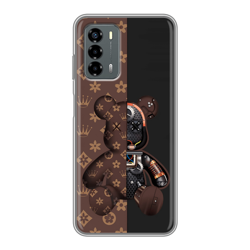 Силиконовый чехол на ZTE Blade V40 Vita с принтом Луи робот Силиконовый чехол на ZTE Blade V40 Vita с принтом Луи робот