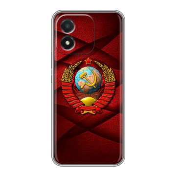 Силиконовый чехол на Huawei Honor X5 с принтом Герб СССР