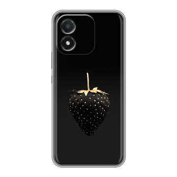 Силиконовый чехол на Huawei Honor X5 с принтом Черная клубника