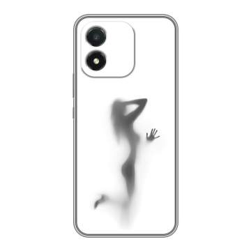 Силиконовый чехол на Huawei Honor X5 с принтом Силуэт