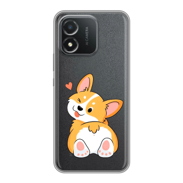 Силиконовый чехол на Huawei Honor X5 с принтом Корги
