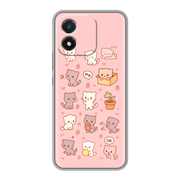 Силиконовый чехол на Huawei Honor X5 с принтом Hello Kitty Хелоу Кити