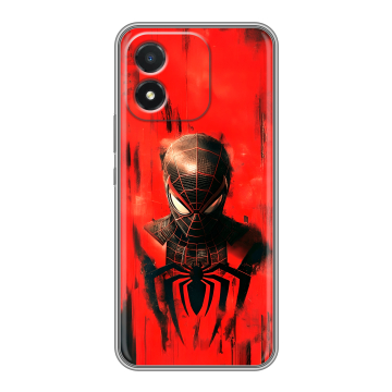 Силиконовый чехол на Huawei Honor X5 с принтом человек паук spiderman