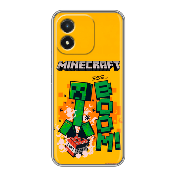 Силиконовый чехол на Huawei Honor X5 с принтом Майнкрафт Minecraft