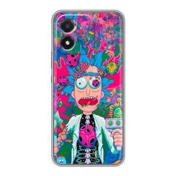 Силиконовый чехол на Huawei Honor X5 с принтом Рик и Морти Rick Morty