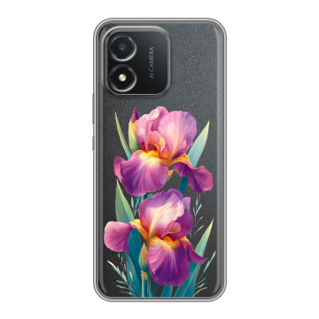 Силиконовый чехол на Huawei Honor X5 с принтом Цветы орхидеи