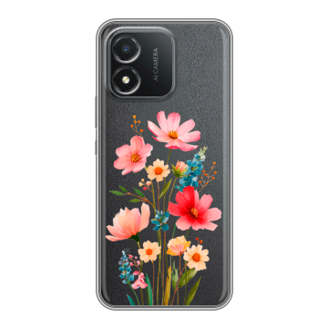 Силиконовый чехол на Huawei Honor X5 с принтом Цветы