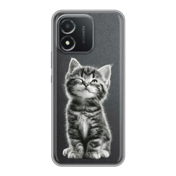 Силиконовый чехол на Huawei Honor X5 с принтом Котенок
