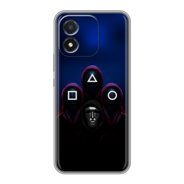 Силиконовый чехол на Huawei Honor X5 с принтом Игра Кальмара