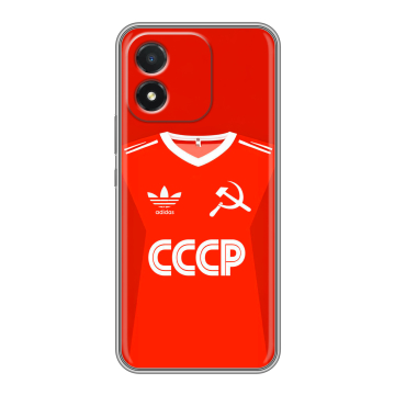 Силиконовый чехол на Huawei Honor X5 с принтом Флаг Герб СССР