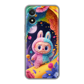 Силиконовый чехол на Huawei Honor X5 с принтом Labubu Лабубу