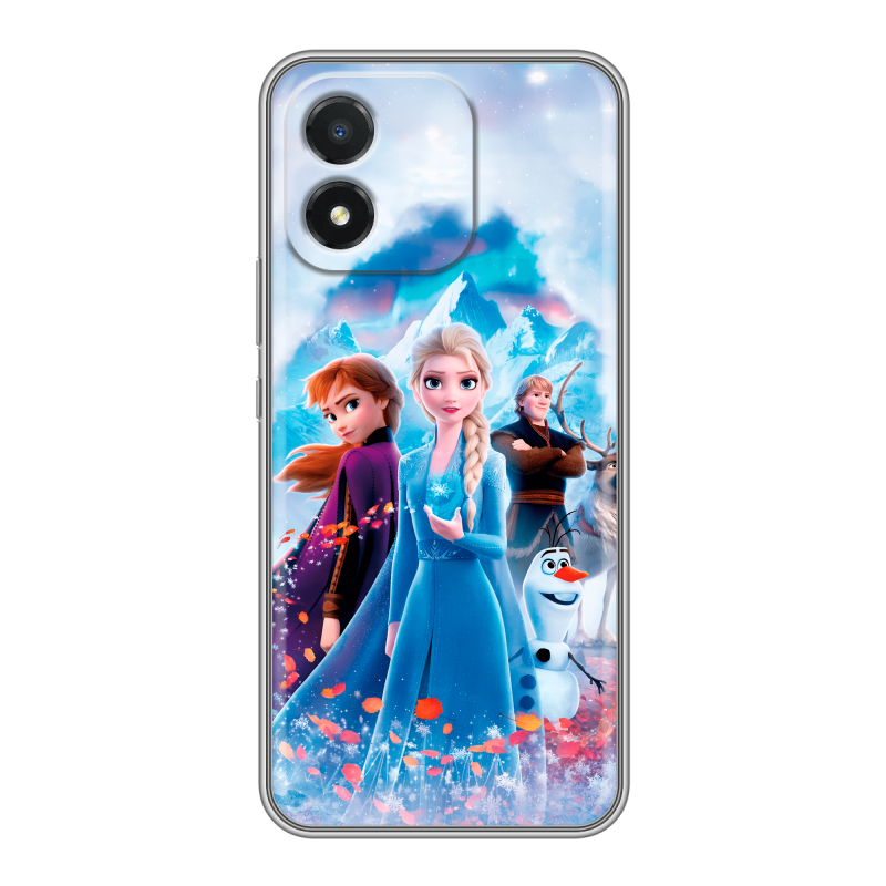 Силиконовый чехол на Huawei Honor X5 с принтом Холодное сердце Frozen Силиконовый чехол на Huawei Honor X5 с принтом Холодное сердце Frozen