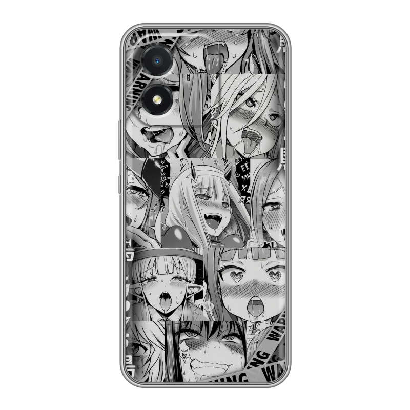 Силиконовый чехол на Huawei Honor X5 с принтом Ahegao Ахегао Аниме Силиконовый чехол на Huawei Honor X5 с принтом Ahegao Ахегао Аниме