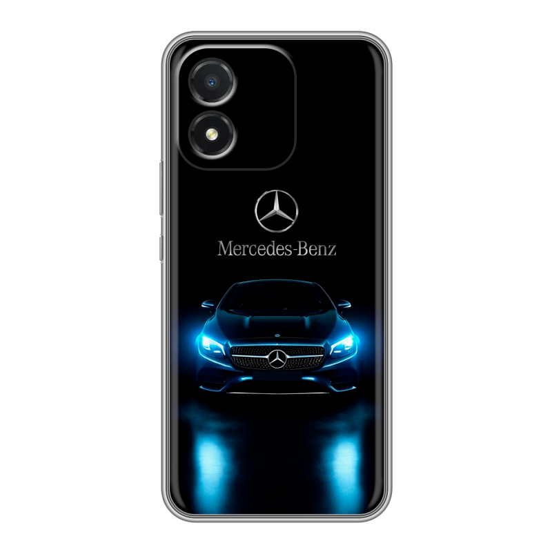 Силиконовый чехол на Huawei Honor X5 с принтом Mercedes Мерседес Силиконовый чехол на Huawei Honor X5 с принтом Mercedes Мерседес