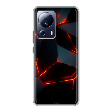 Силиконовый чехол на Xiaomi 13 Lite с принтом Яркие абстракции Силиконовый чехол на Xiaomi 13 Lite с принтом Яркие абстракции