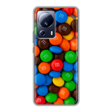 Силиконовый чехол на Xiaomi 13 Lite с принтом Конфеты Силиконовый чехол на Xiaomi 13 Lite с принтом Конфеты