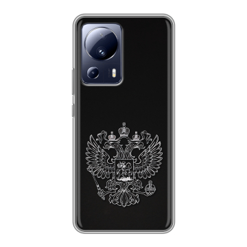 Силиконовый чехол на Xiaomi 13 Lite с принтом Герб России Силиконовый чехол на Xiaomi 13 Lite с принтом Герб России