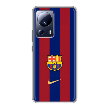 Силиконовый чехол на Xiaomi 13 Lite с принтом Барселона Barcelona Силиконовый чехол на Xiaomi 13 Lite с принтом Барселона Barcelona
