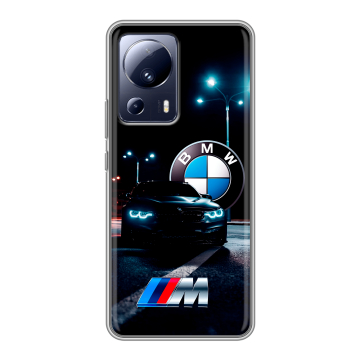 Силиконовый чехол на Xiaomi 13 Lite с принтом БМВ BMW