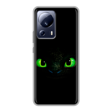 Силиконовый чехол на Xiaomi 13 Lite с принтом Как приручить дракона Силиконовый чехол на Xiaomi 13 Lite с принтом Как приручить дракона