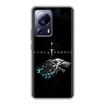 Силиконовый чехол на Xiaomi 13 Lite с принтом Игра Престолов Game Thrones