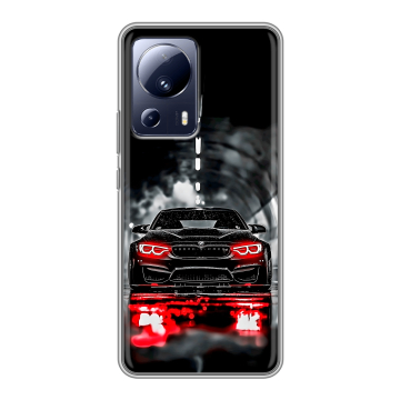 Силиконовый чехол на Xiaomi 13 Lite с принтом BMW БМВ