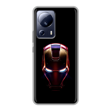 Силиконовый чехол на Xiaomi 13 Lite с принтом IronMan Железный человек Силиконовый чехол на Xiaomi 13 Lite с принтом IronMan Железный человек