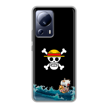Силиконовый чехол на Xiaomi 13 Lite с принтом One Piece Ван Пис Силиконовый чехол на Xiaomi 13 Lite с принтом One Piece Ван Пис