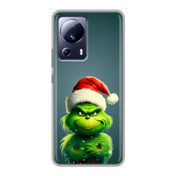 Силиконовый чехол на Xiaomi 13 Lite с принтом Новый год Силиконовый чехол на Xiaomi 13 Lite с принтом Новый год