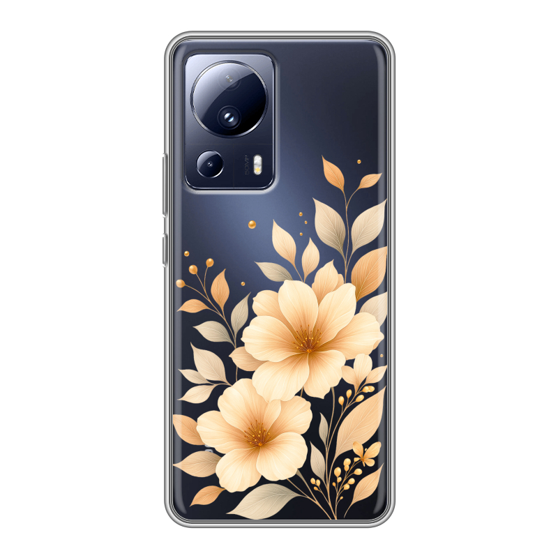 Силиконовый чехол на Xiaomi 13 Lite с принтом для девушки Силиконовый чехол на Xiaomi 13 Lite с принтом для девушки