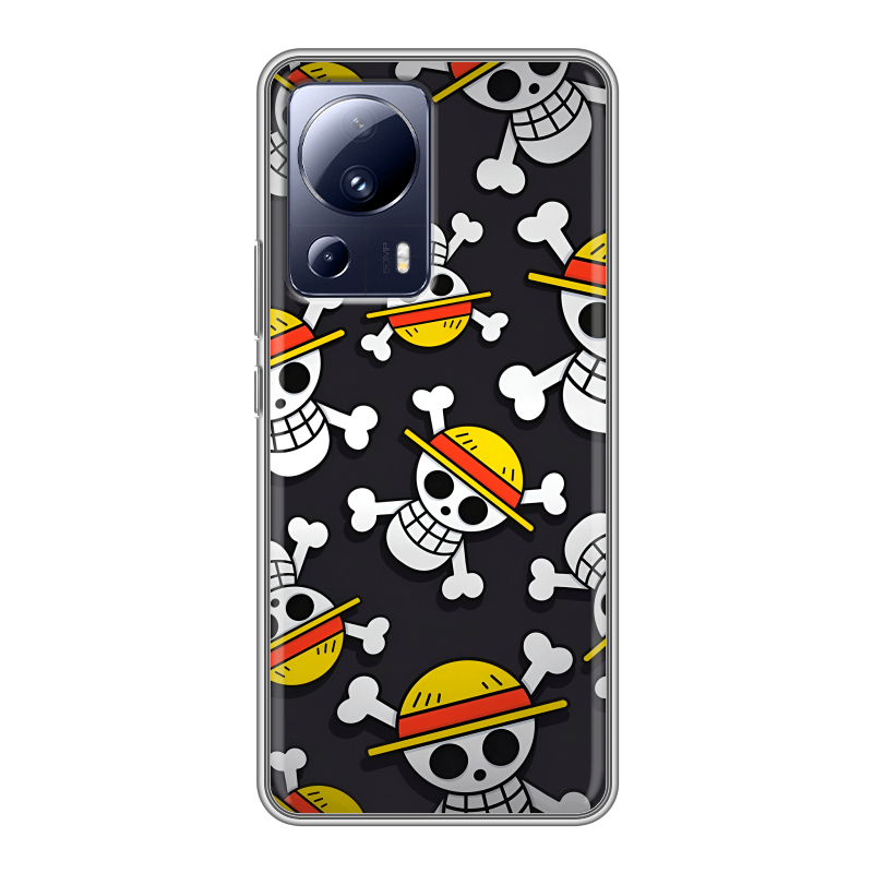 Силиконовый чехол на Xiaomi 13 Lite с принтом One Piece Ван Пис Силиконовый чехол на Xiaomi 13 Lite с принтом One Piece Ван Пис