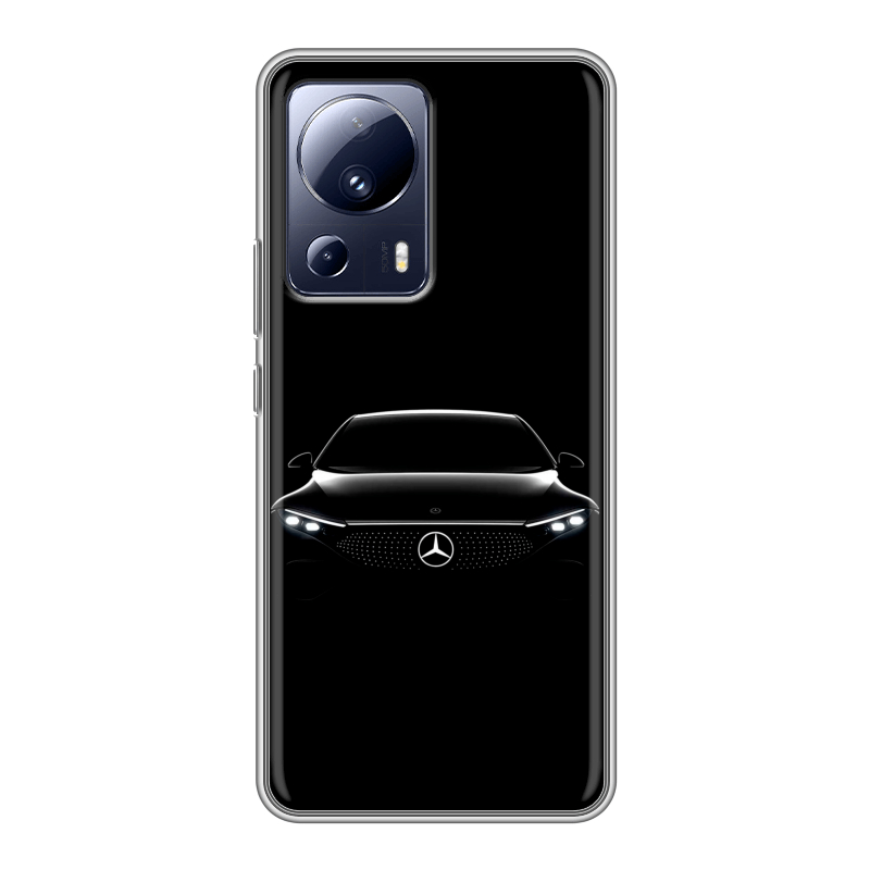 Силиконовый чехол на Xiaomi 13 Lite с принтом Mercedes Мерседес Силиконовый чехол на Xiaomi 13 Lite с принтом Mercedes Мерседес