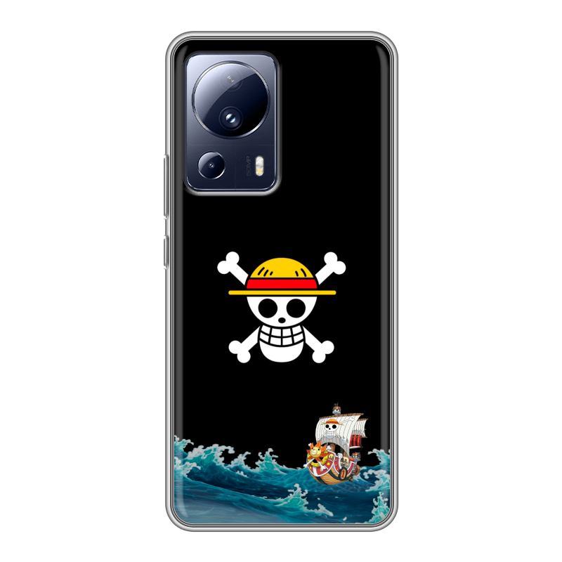 Силиконовый чехол на Xiaomi 13 Lite с принтом One Piece Ван Пис Силиконовый чехол на Xiaomi 13 Lite с принтом One Piece Ван Пис