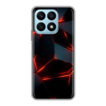 Силиконовый чехол на Huawei Honor X8a с принтом Яркие абстракции Силиконовый чехол на Huawei Honor X8a с принтом Яркие абстракции