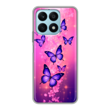 Силиконовый чехол на Huawei Honor X8a с принтом Бабочки