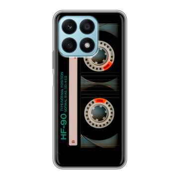Силиконовый чехол на Huawei Honor X8a с принтом Кассета