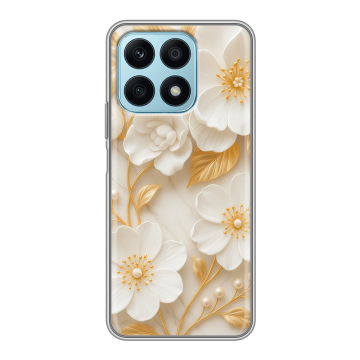 Силиконовый чехол на Huawei Honor X8a с принтом Цветы