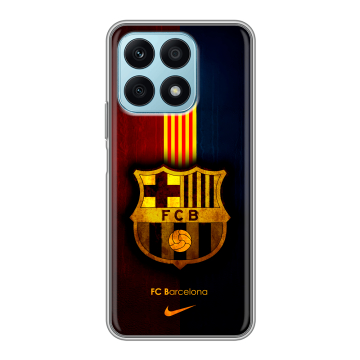 Силиконовый чехол на Huawei Honor X8a с принтом Барселона Barcelona Силиконовый чехол на Huawei Honor X8a с принтом Барселона Barcelona