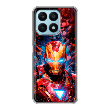 Силиконовый чехол на Huawei Honor X8a с принтом Железный человек Ironman Силиконовый чехол на Huawei Honor X8a с принтом Железный человек Ironman