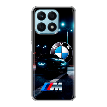 Силиконовый чехол на Huawei Honor X8a с принтом БМВ BMW Силиконовый чехол на Huawei Honor X8a с принтом БМВ BMW