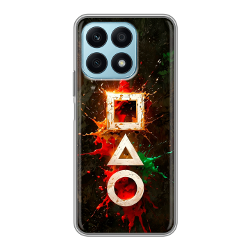 Силиконовый чехол на Huawei Honor X8a с принтом Squid Game Игра кальмара Силиконовый чехол на Huawei Honor X8a с принтом Squid Game Игра кальмара