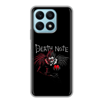 Силиконовый чехол на Huawei Honor X8a с принтом Death note Тетрадь смерти
