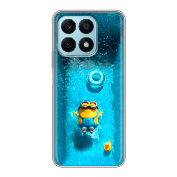 Силиконовый чехол на Huawei Honor X8a с принтом Миньоны Силиконовый чехол на Huawei Honor X8a с принтом Миньоны