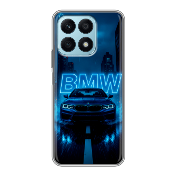 Силиконовый чехол на Huawei Honor X8a с принтом BMW БМВ
