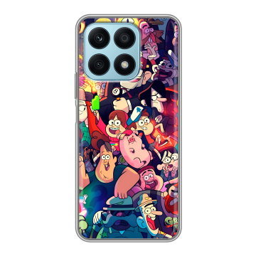Силиконовый чехол на Huawei Honor X8a с принтом Gravity Falls Гравити Фолз Силиконовый чехол на Huawei Honor X8a с принтом Gravity Falls Гравити Фолз