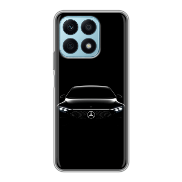 Силиконовый чехол на Huawei Honor X8a с принтом Mercedes Мерседес