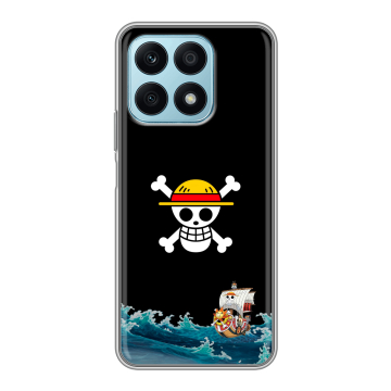 Силиконовый чехол на Huawei Honor X8a с принтом One Piece Ван Пис