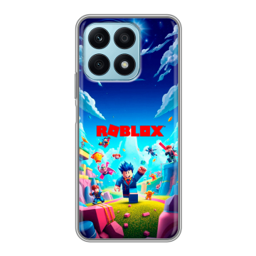 Силиконовый чехол на Huawei Honor X8a с принтом Roblox Роблокс