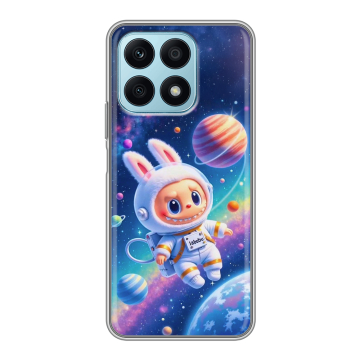 Силиконовый чехол на Huawei Honor X8a с принтом Labubu Лабубу Силиконовый чехол на Huawei Honor X8a с принтом Labubu Лабубу