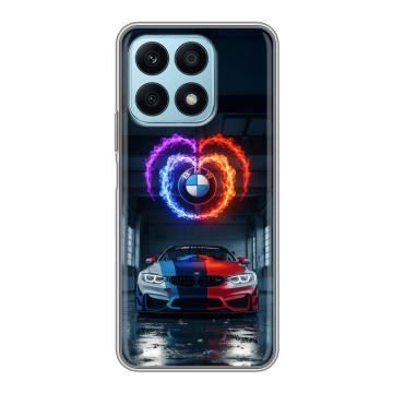 Силиконовый чехол на Huawei Honor X8a с принтом BMW БМВ Силиконовый чехол на Huawei Honor X8a с принтом BMW БМВ